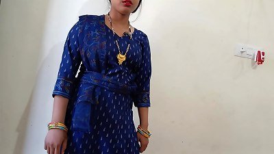 scorching indian desi village maid was painfull sex on dogy fashion in clear Hindi audio
