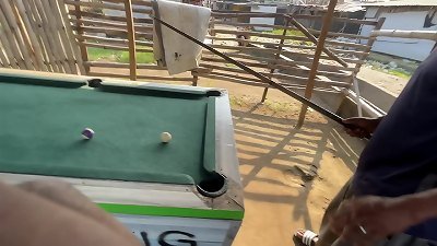 new yr happiness with my boyfriend's in a snooker board