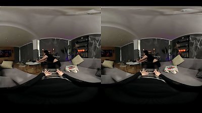 Halloween three-way with Her hottest buddy and a Vampire